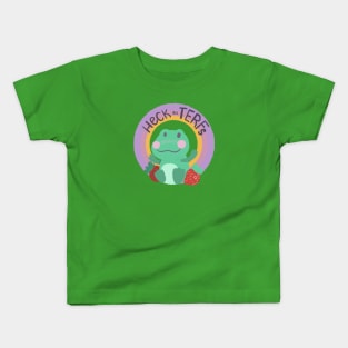 Froggie heck all TERFs Kids T-Shirt